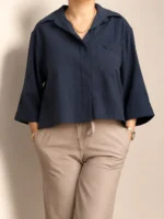 کراپ شومیز زنانه مودال
