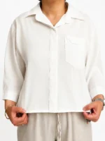 کراپ شومیز زنانه مودال - Image 2